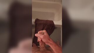 Huge cum spray in slo mo