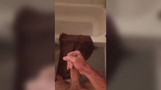 Huge cum spray in slo mo