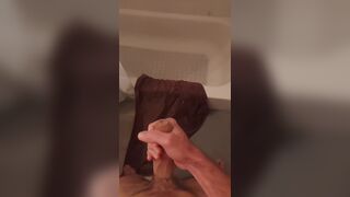 Huge cum spray in slo mo