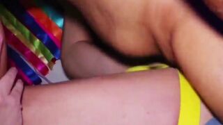 The first orgy with males of all types is never forgotten, an orgy in the middle of Carnival.