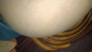 Wow First time i hold my roommates huge uncut dick while he was chocha