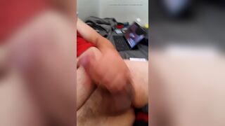 Jerking Solo, After 3 Days off Edging I Finally Busted a Huge Nut