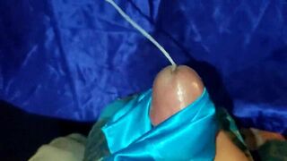 Satin silk handjob porn - Satin blue lehnga handjob of neighbour (139)