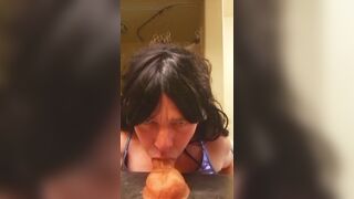 Tanya sucks cock like a good girl