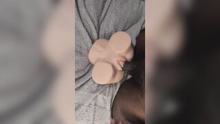 Black cock practicing fucking