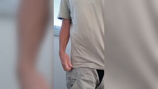 CD teases after a hard day at work on the building site