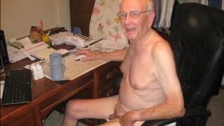 naked oldies sitting