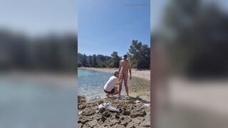 Hiker Catches a Guy Getting Naked on a Beach and He Gets His Ass Fucked by Him