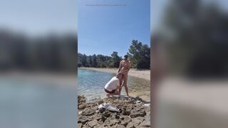 Hiker Catches a Guy Getting Naked on a Beach and He Gets His Ass Fucked by Him