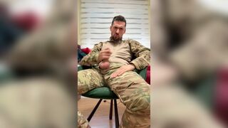 HOT MILITARY JERKING OFF HIS COCK WITH POCKET PUSSY CUMING LIKE CRAZY - 6 image