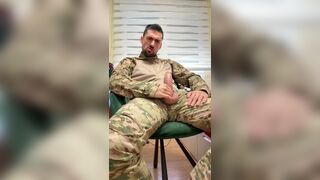 HOT MILITARY JERKING OFF HIS COCK WITH POCKET PUSSY CUMING LIKE CRAZY - 7 image