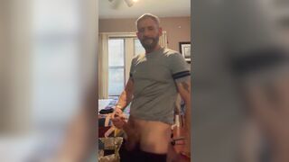 Another day woke up hard play with my meat and shoot a load