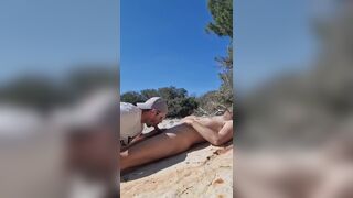 Suck, Hard Anal and Cum on a Beach Between Two Bisexual Guys - 3 image