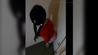 Homemade anal dildo dessi