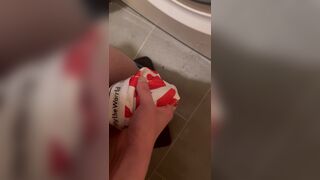 Inexperienced 19yo Perv Boy Cums On Fresh Underwear And Puts It Back In The Washing Machine - 13 image