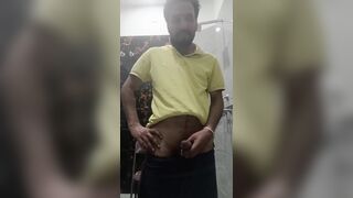 Showing new friend penis in the neighborhood and making him feel good - 1 image