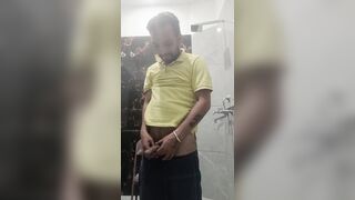 Showing new friend penis in the neighborhood and making him feel good