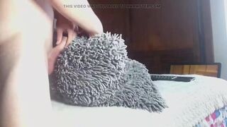 Delicious Boy with a Big Ass Rub with a Pillow