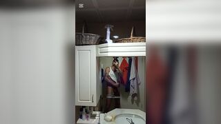 The black snake is still upright, hard and thick