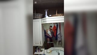 The black snake is still upright, hard and thick