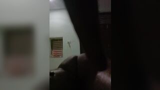 My neighbor giving me a massage.