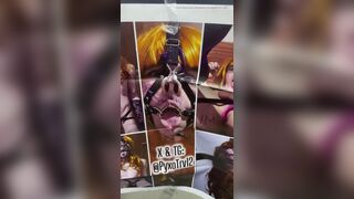 display in the public bathroom in the highway rest area