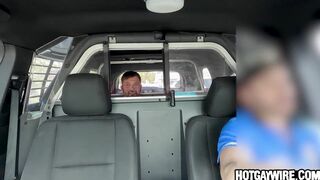 Tattooed cop JD Phoenix takes on Scott DeMarco’s thick meat stick in this hot bareback action!