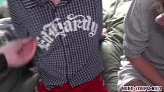 Watch Craig Kennedy and Elliott Thomas go wild with each other's big cocks in a rough bareback frenzy! - 2 image