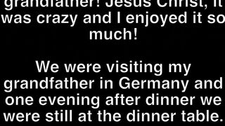 Kinky young couple Leandro Bellmer & Lorenzo Bernini get wild with grandpa's big cock in front of him