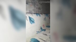 Russian guy with massive ass masturbates with his huge dick while head down