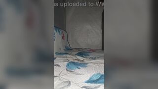 Russian guy with massive ass masturbates with his huge dick while head down - 14 image