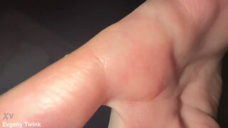 Watch Evgeny Twink's skinny body take on uncut monster dicks in a homemade video