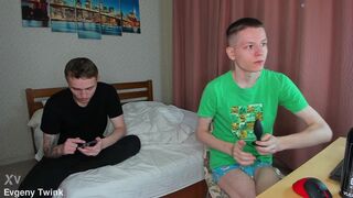 Watch skinny teen Evgeny Twink tease and denial with her tight pussy