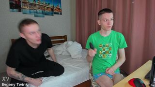 Watch skinny teen Evgeny Twink tease and denial with her tight pussy