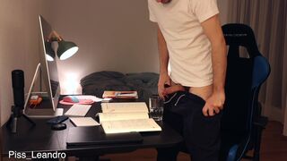 Leandro Bellmer's Muscular Body Takes a Hard Pounding & a Golden Shower in a Glass - 2 image