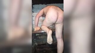 Watch this Russian amateur's ass finally close up and then get pounded hard by a big dick