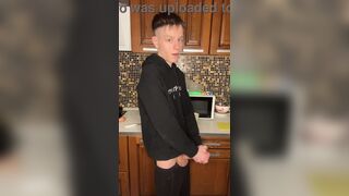 Watch Evgeny Twink moan in pleasure as his massive cock explodes in office