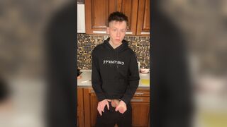 Watch Evgeny Twink moan in pleasure as his massive cock explodes in office