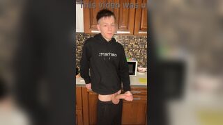 Watch Evgeny Twink moan in pleasure as his massive cock explodes in office