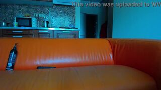 Watch Evgeny Twink's tight body take on his massive dick in a hot homemade video - relief from his huge load