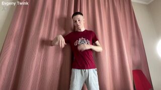 Evgeny Twink and her horny friend share a hot load in Home Alone Volume Max Stroking