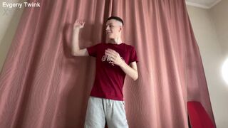 Evgeny Twink and her horny friend share a hot load in Home Alone Volume Max Stroking