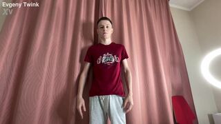 Evgeny Twink and her horny friend share a hot load in Home Alone Volume Max Stroking