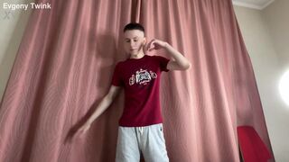 Evgeny Twink and her horny friend share a hot load in Home Alone Volume Max Stroking