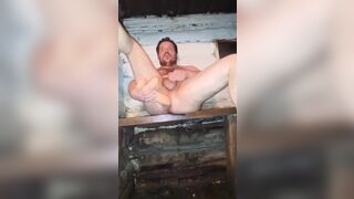 Russian amateur's ass destroyed by huge dildo & prostate issues