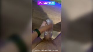 Johnny3569 gets off with Fleshlight and a huge cock after close-up play with his toy
