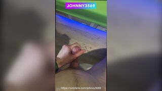 Johnny3569 gets off with Fleshlight and a huge cock after close-up play with his toy