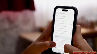 Ryder Owens can't resist Carter Collins' massive rod at glory hole and ends up gagging on his rimming and blowjob skills