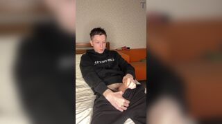 Watch skinny teen Evgeny Twink take on a big cock and get stretched wide open - 4 image