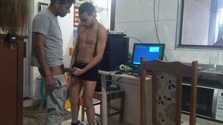 Degressivo & Junior Delao get down and dirty with their hot coworker in public - 3 image